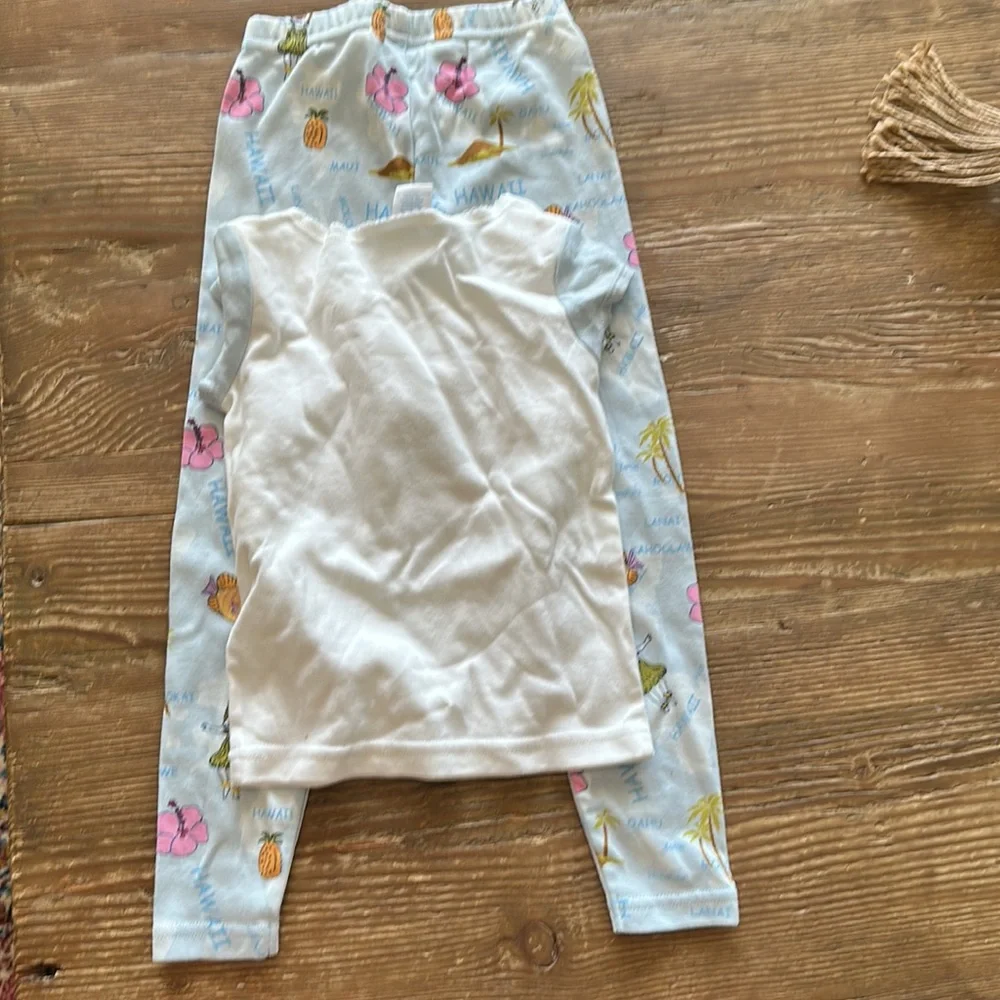 Gymboree Sleepwear Hawaii 2 piece pajama set top/pants sz 3